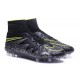 Nuove SCARPE NIKE HyperVenom Phantom II FG Nero Metallic Hematite Volt