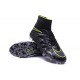 Nuove SCARPE NIKE HyperVenom Phantom II FG Nero Metallic Hematite Volt