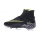 Nuove SCARPE NIKE HyperVenom Phantom II FG Nero Metallic Hematite Volt