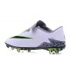 Nuove Scarpa da calcio per terreni duri Nike HyperVenom Phinish II FG - Bianco Verde Grigio Nero