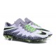 Nuove Scarpa da calcio per terreni duri Nike HyperVenom Phinish II FG - Bianco Verde Grigio Nero