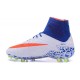 Nuove SCARPE NIKE HyperVenom Phantom II FG Blu Bianco Arancione