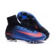 2016 Nuove Scarpa da calcio Nike Mercurial Superfly V FG Blu Nero Arancione