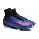 2016 Nuove Scarpa da calcio Nike Mercurial Superfly V FG Blu Nero Arancione