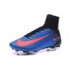 2016 Nuove Scarpa da calcio Nike Mercurial Superfly V FG Blu Nero Arancione