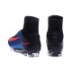 2016 Nuove Scarpa da calcio Nike Mercurial Superfly V FG Blu Nero Arancione