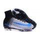 Scarpa da calcio Nike Mercurial Superfly V FG Uomo Bianco Blu Nero