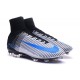 Scarpa da calcio Nike Mercurial Superfly V FG Uomo Bianco Blu Nero