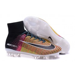 Scarpa da calcio Nike Mercurial Superfly V FG Uomo Arancione Volt Rosa Noir Bianco