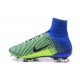 Scarpa da calcio Nike Mercurial Superfly V FG Uomo Verde Blu Nero