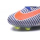 2016 Nuove Scarpa da calcio Nike Mercurial Superfly V FG Bianco Blu Arancione
