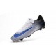 2016 Scarpe Calcio - Nike Mercurial Vapor XI FG Blu Nero Bianco