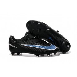 2016 Scarpe Calcio - Nike Mercurial Vapor XI FG Nero Blu