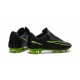 2016 Scarpe Calcio - Nike Mercurial Vapor XI FG Nero Verde