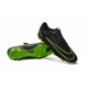 2016 Scarpe Calcio - Nike Mercurial Vapor XI FG Nero Verde