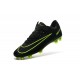 2016 Scarpe Calcio - Nike Mercurial Vapor XI FG Nero Verde