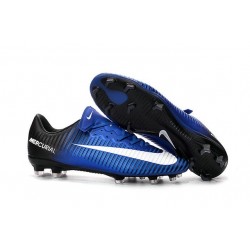 2016 Scarpe Calcio - Nike Mercurial Vapor XI FG Blu Bianco Nero