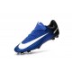 2016 Scarpe Calcio - Nike Mercurial Vapor XI FG Blu Bianco Nero