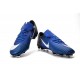 2016 Scarpe Calcio - Nike Mercurial Vapor XI FG Blu Bianco Nero