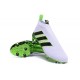 Nuovi Scarpette da Calcio Adidas Ace 16+ Purecontrol FG / AG Verde Bianco Nero
