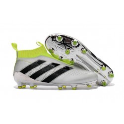 Nuovi Scarpette da Calcio Adidas Ace 16+ Purecontrol FG / AG Argenteo Giallo Nero