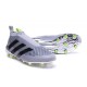 Nuovi Scarpette da Calcio Adidas Ace 16+ Purecontrol FG / AG Argenteo Nero