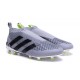 Nuovi Scarpette da Calcio Adidas Ace 16+ Purecontrol FG / AG Argenteo Nero