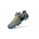2016 Scarpa da calcio per terreni duri Nike Tiempo Legend VI - Uomo Grigio Lupo Nero Giada Trasparente