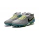 2016 Scarpa da calcio per terreni duri Nike Tiempo Legend VI - Uomo Grigio Lupo Nero Giada Trasparente