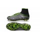 Nuove SCARPE NIKE HyperVenom Phantom II FG Platino Puro Nero Verde