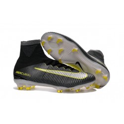 2016 Nuove Scarpa da calcio Nike Mercurial Superfly V FG CR7 Argenteo Nero Volt