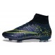 Scarpa da calcio per terreni duri Nike Mercurial Superfly - Viola Volt Blu Nero Verde