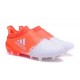 2016 Scarpette da Calcio Adidas X 16+ Purechaos FG - Bianco Arancione