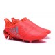 Scarpini Calcio Adidas X 16+ Purechaos FG - Uomo Rosso Solare Argento Metallico Rosso Hi-Res