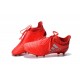 Adidas X 16+ Purechaos FG - Nuovi Scarpette da Calcio Pelle Rosso Solare Argento Metallico Rosso Hi-Res