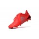 Adidas X 16+ Purechaos FG - Nuovi Scarpette da Calcio Pelle Rosso Solare Argento Metallico Rosso Hi-Res