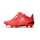 Adidas X 16+ Purechaos FG - Nuovi Scarpette da Calcio Pelle Rosso Solare Argento Metallico Rosso Hi-Res