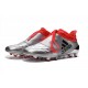 Scarpe Calcio Adidas X 16+ Purechaos FG - Pelle Argento Metallio Nero Rosso Solare