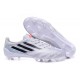 Adidas AdiZero F50 TRX FG LEATHER Scarpe da Calcio Pelle per Uomo Bianco Nero