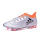 Scarpette da Calcio Adidas X 16.1 AG/FG Uomo Argento Metallico Nero Rosso Solare