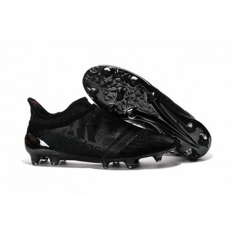 Adidas X 16 Purechaos FG Nuovi Scarpette da Calcio Tutto Nero