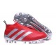 Nuovi Scarpette da Calcio Adidas Ace 16+ Purecontrol FG / AG Rosso Argenteo