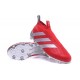 Nuovi Scarpette da Calcio Adidas Ace 16+ Purecontrol FG / AG Rosso Argenteo