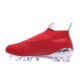 Nuovi Scarpette da Calcio Adidas Ace 16+ Purecontrol FG / AG Rosso Argenteo