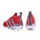 Nuovi Scarpette da Calcio Adidas Ace 16+ Purecontrol FG / AG Rosso Argenteo