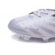 Adidas AdiZero F50 TRX FG LEATHER Scarpe da Calcio Pelle per Uomo Bianco Nero