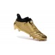 2016 Scarpette da Calcio Adidas X 16+ Purechaos FG - Pelle Oro Nero