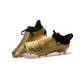 2016 Scarpette da Calcio Adidas X 16+ Purechaos FG - Pelle Oro Nero