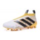 Nuovi Scarpette da Calcio Adidas Ace 16+ Purecontrol FG / AG Stellar Pack Nero Bianco Oro