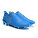 Nuove Adidas Scarpe Calcio X 16+ Purechaos FG - Argenteo Blu